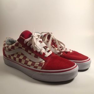 Red Checkerboard Vans